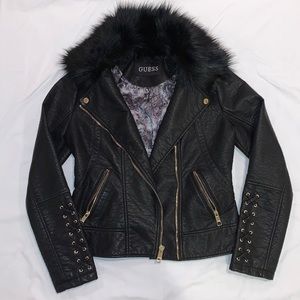 Guess faux leather jacket
